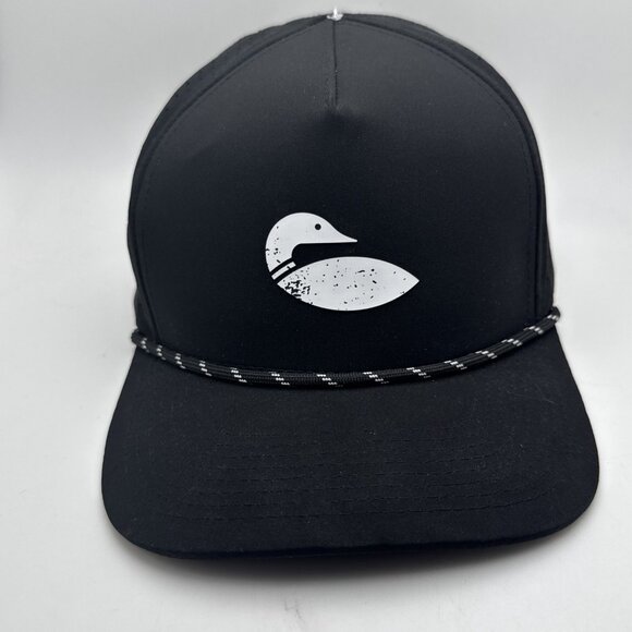 Paddle North Everyday Hat Cap in Black Rope SnapBack Adjustable - Picture 1 of 6